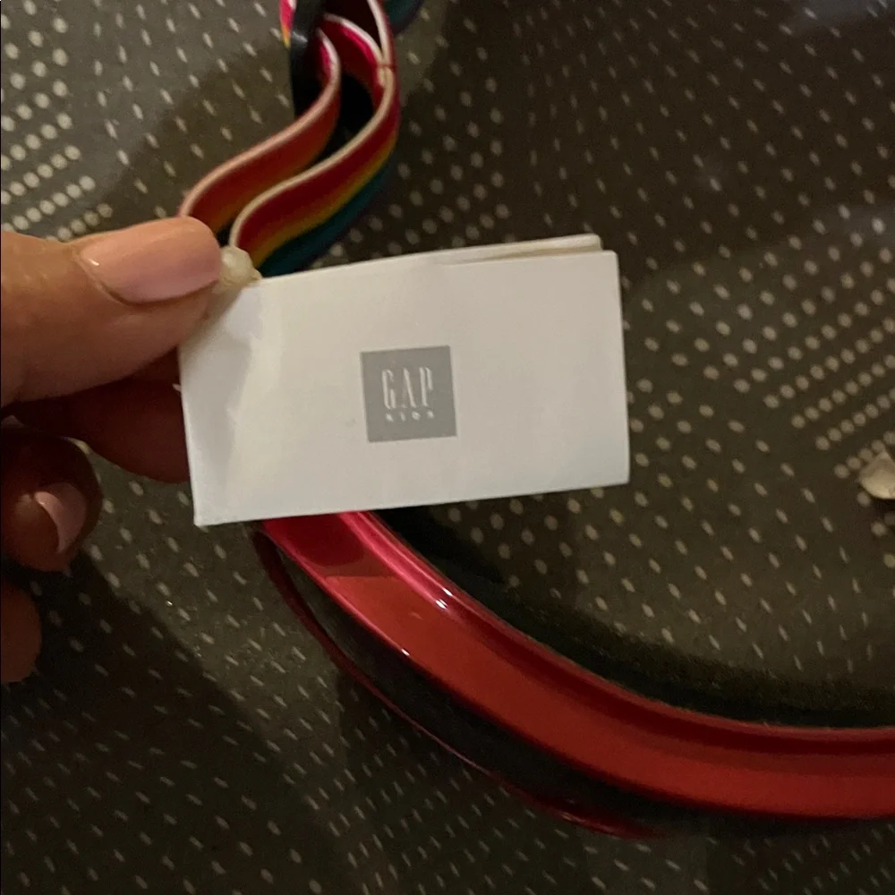 GAP Kids Sunglasses - Pink and White with Rainbow Strap